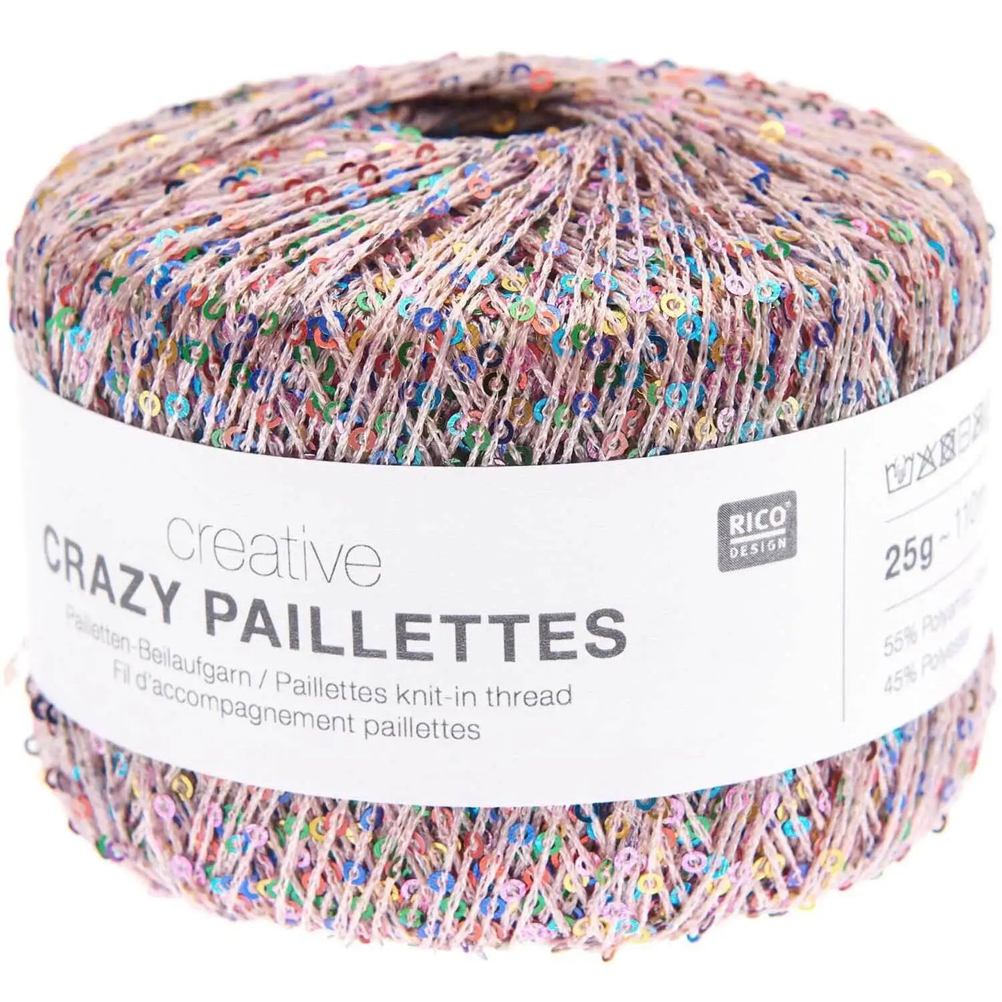 001 Puder - Crazy Paillettes (Rico Design)