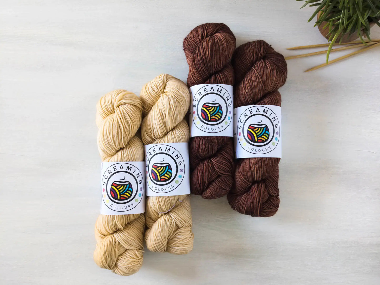 Chestnut Desert - Blue Socks Quartet (Westknits MKAL Set 2024)