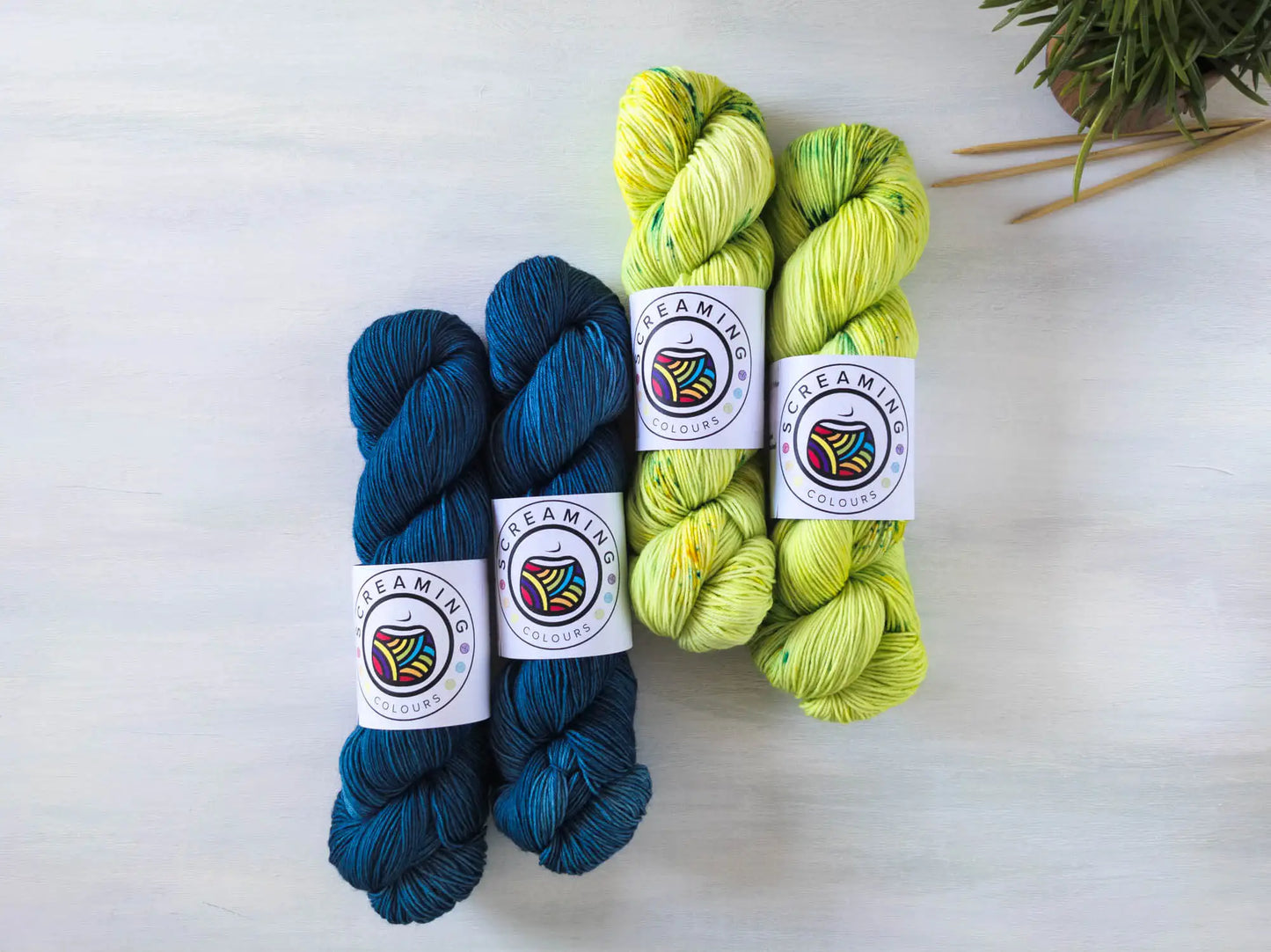 Spring Night - Blue Socks Quartet (Westknits MKAL Set 2024)