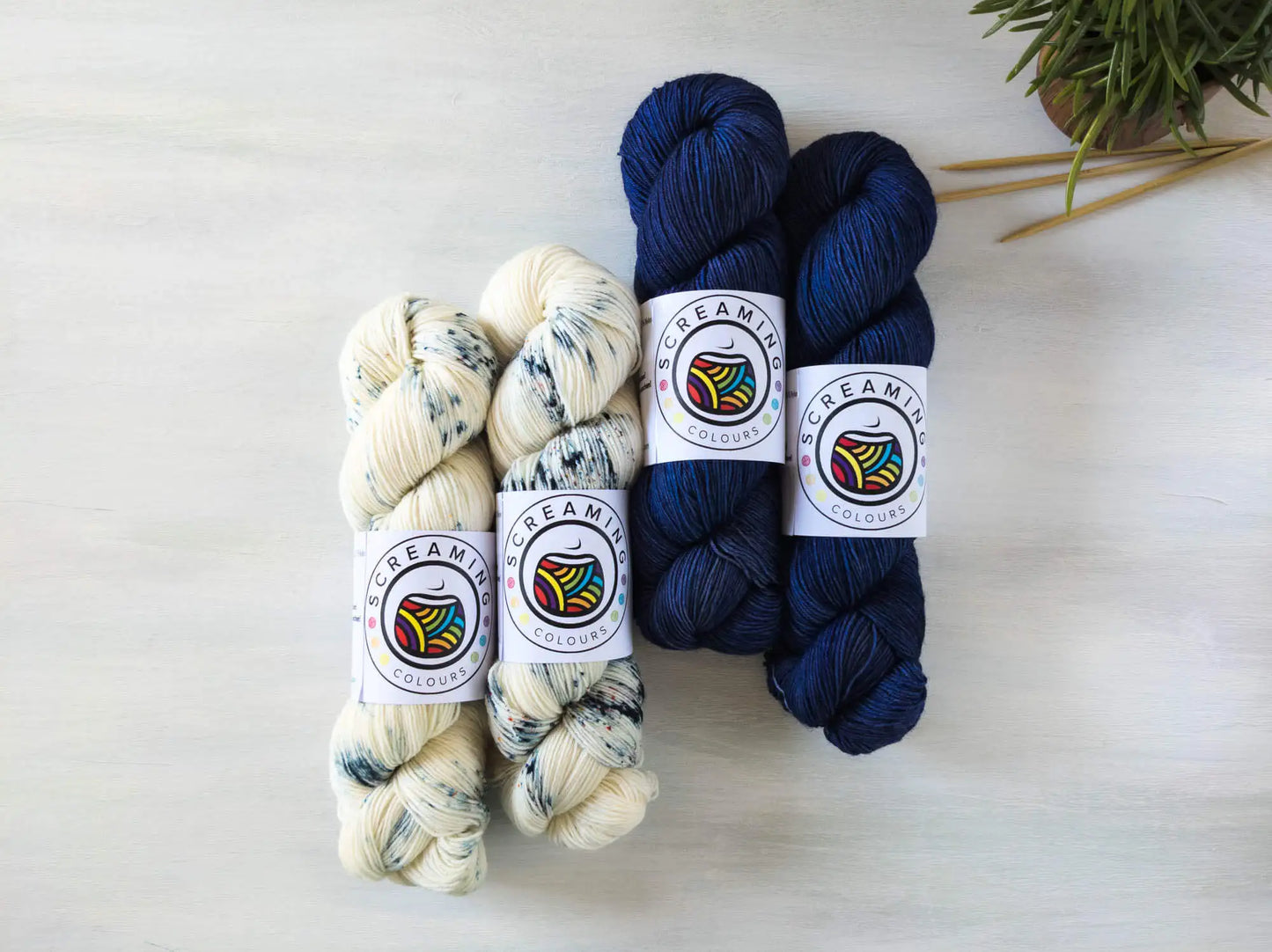 Night Magic - Blue Socks Quartet (Westknits MKAL Set 2024)