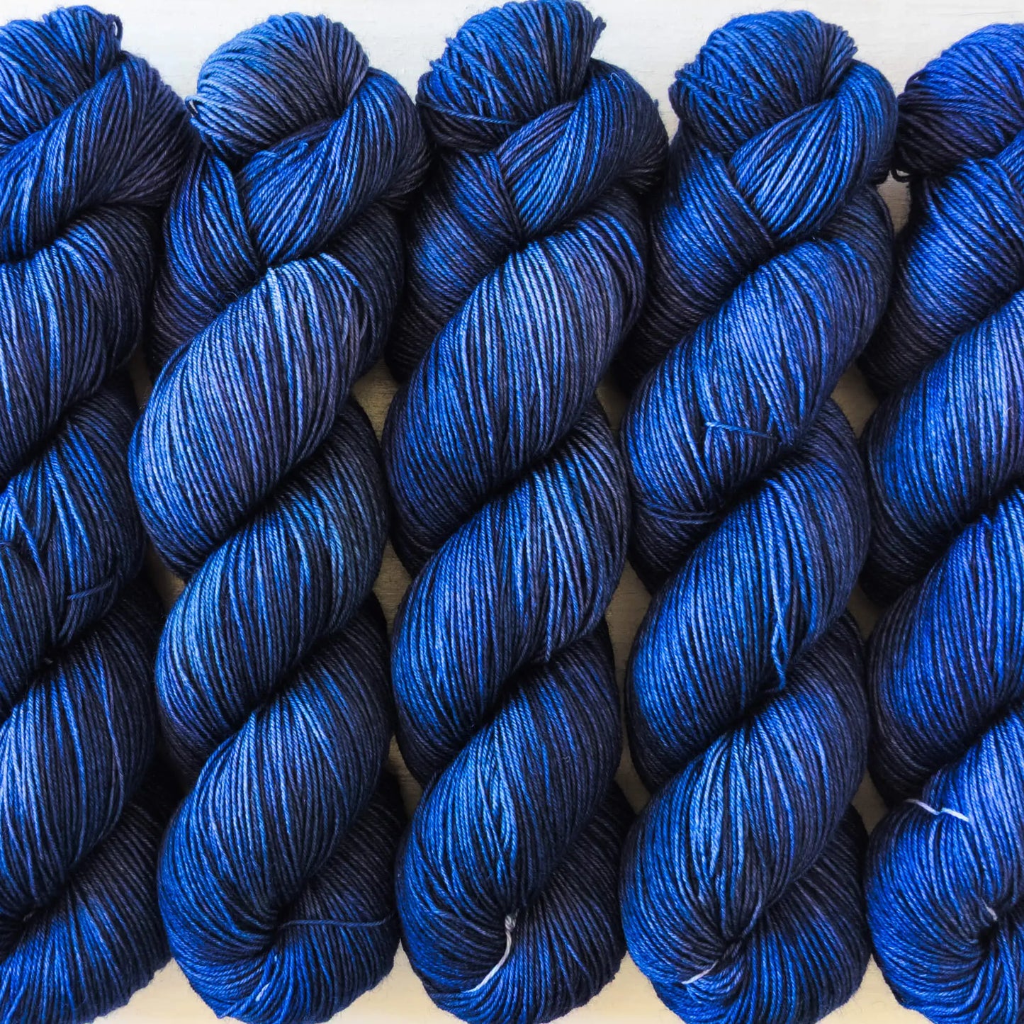 Dark Night - Blue Socks (BFL/Nylon)