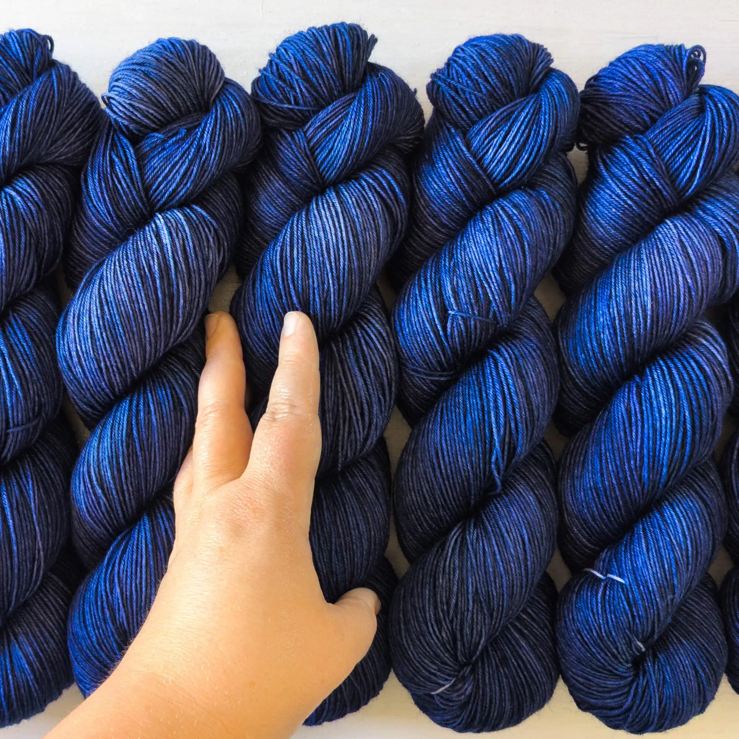 Dark Night - Blue Socks (BFL/Nylon)