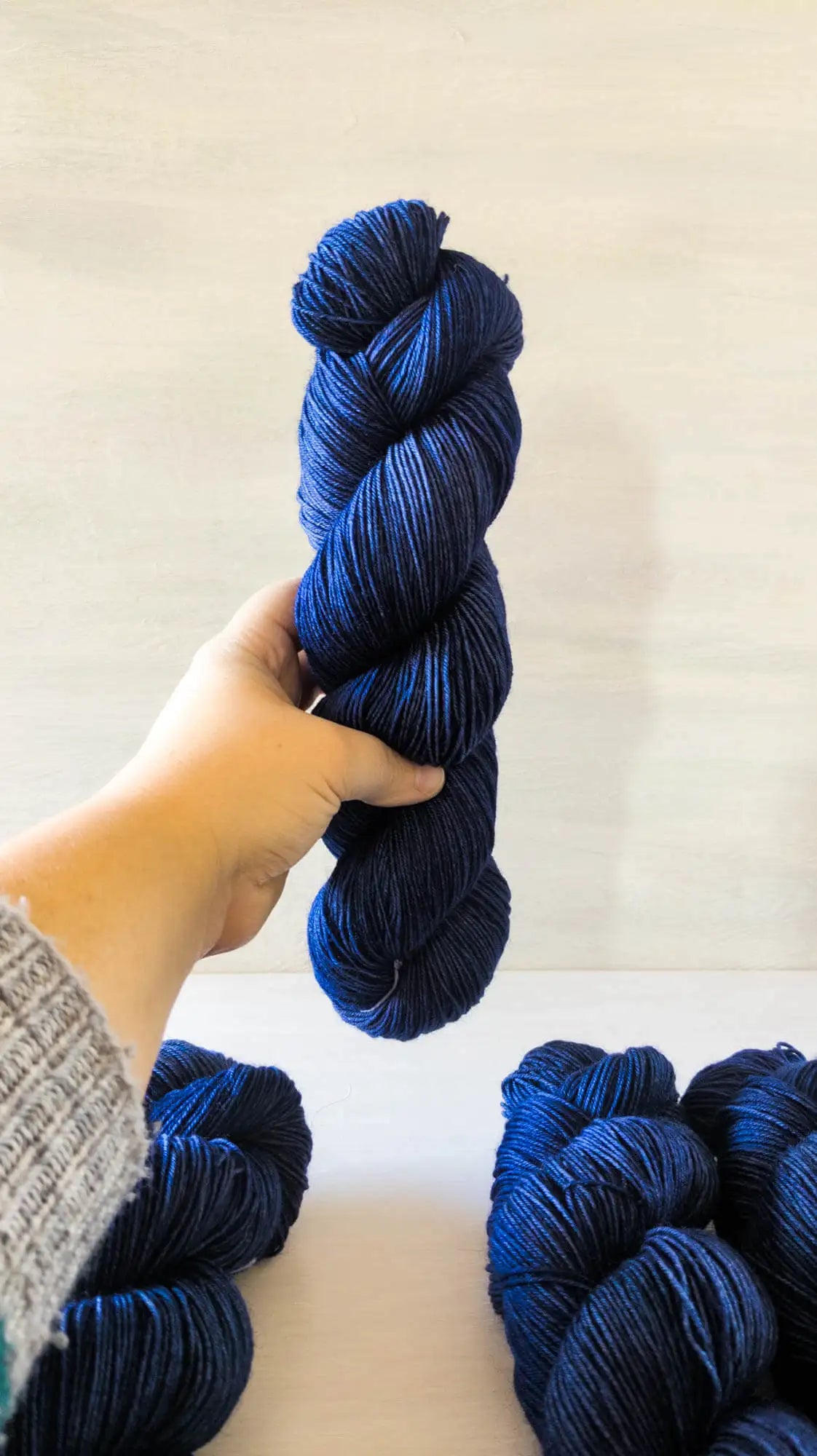 Dark Night - Blue Socks (BFL/Nylon)