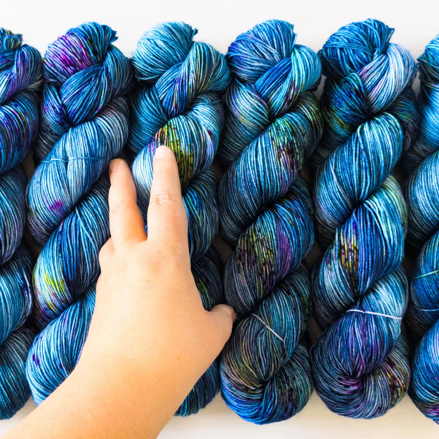 Rain Dance - Blue Socks (BFL/Nylon)
