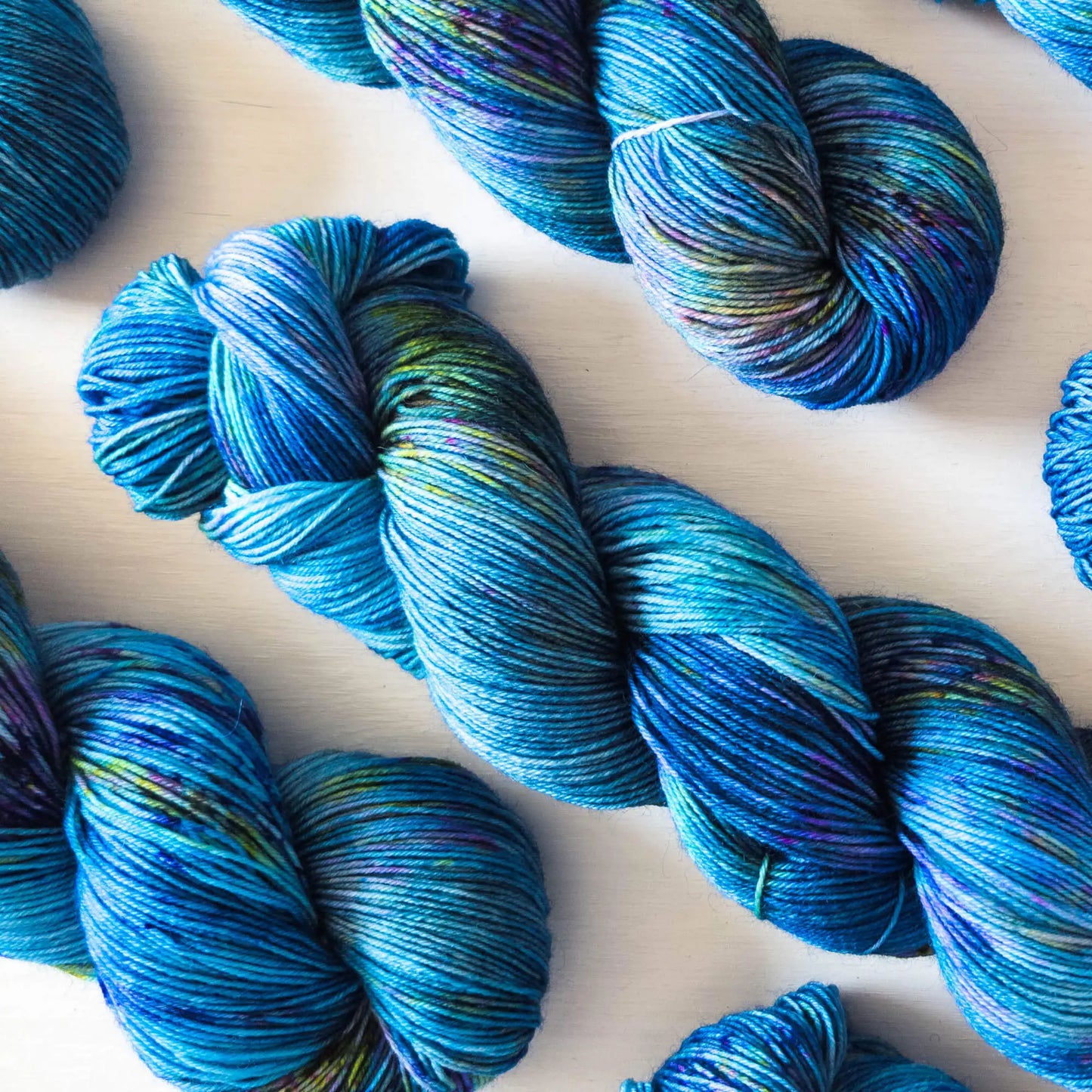 Rain Dance - Blue Socks (BFL/Nylon)