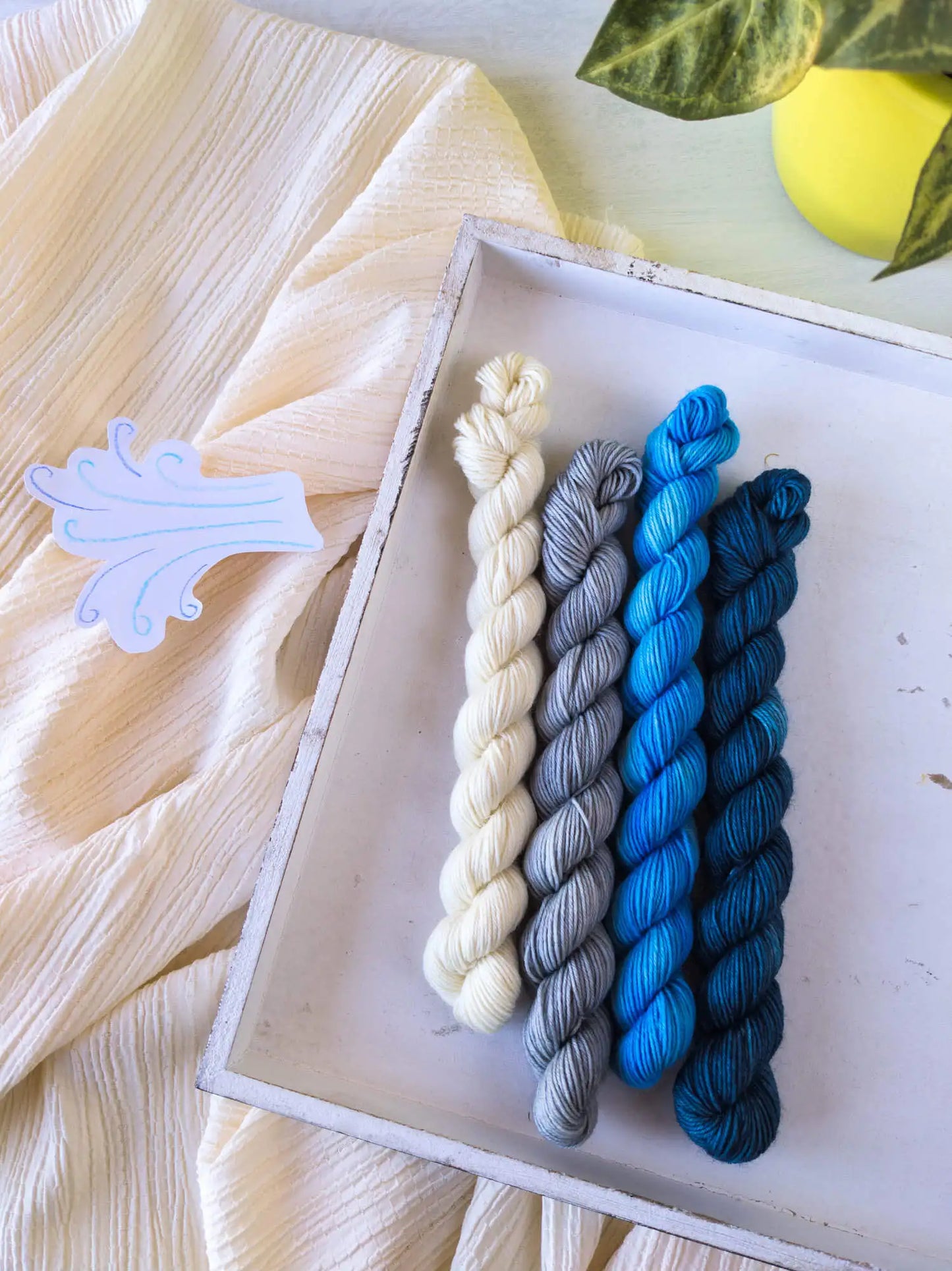 Gnome Luft - Blue Socks Minis (Elementdrachen Collection Preorder)