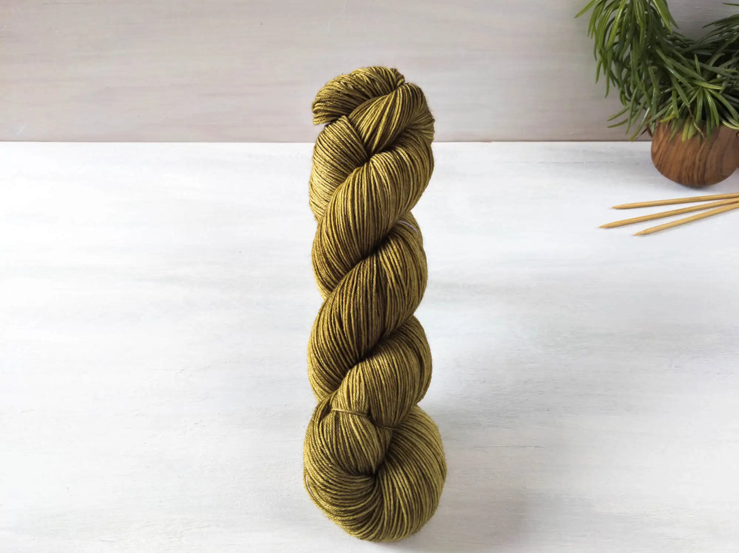 Olive Oil - Blue Socks (BFL/Nylon)