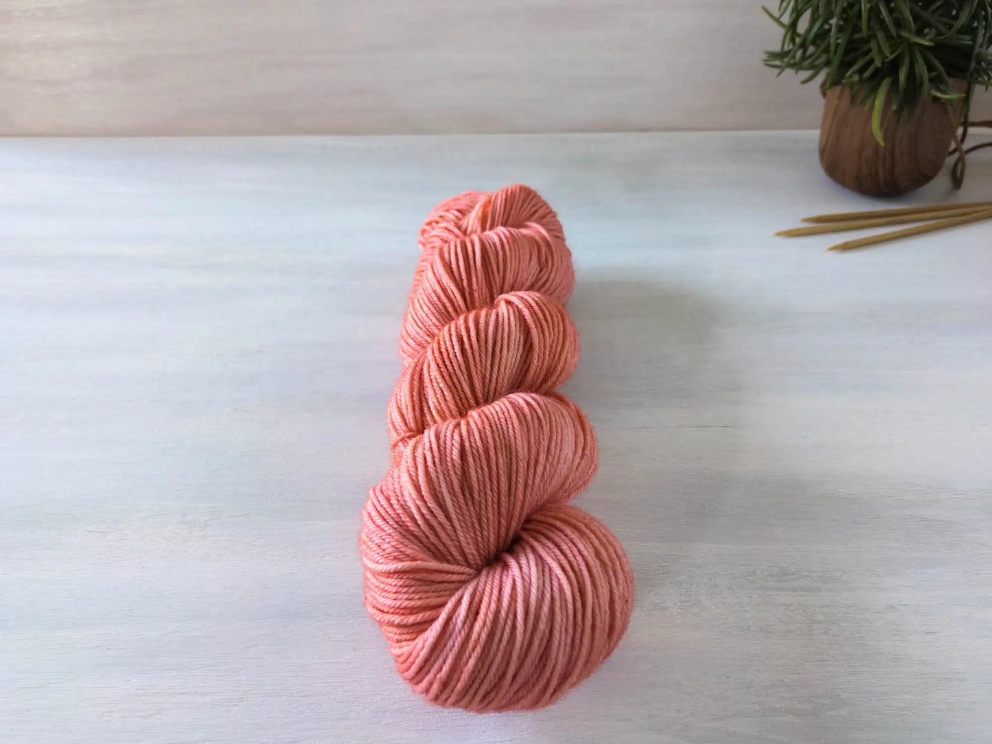 Peach Blush - Blue DK (BFL)