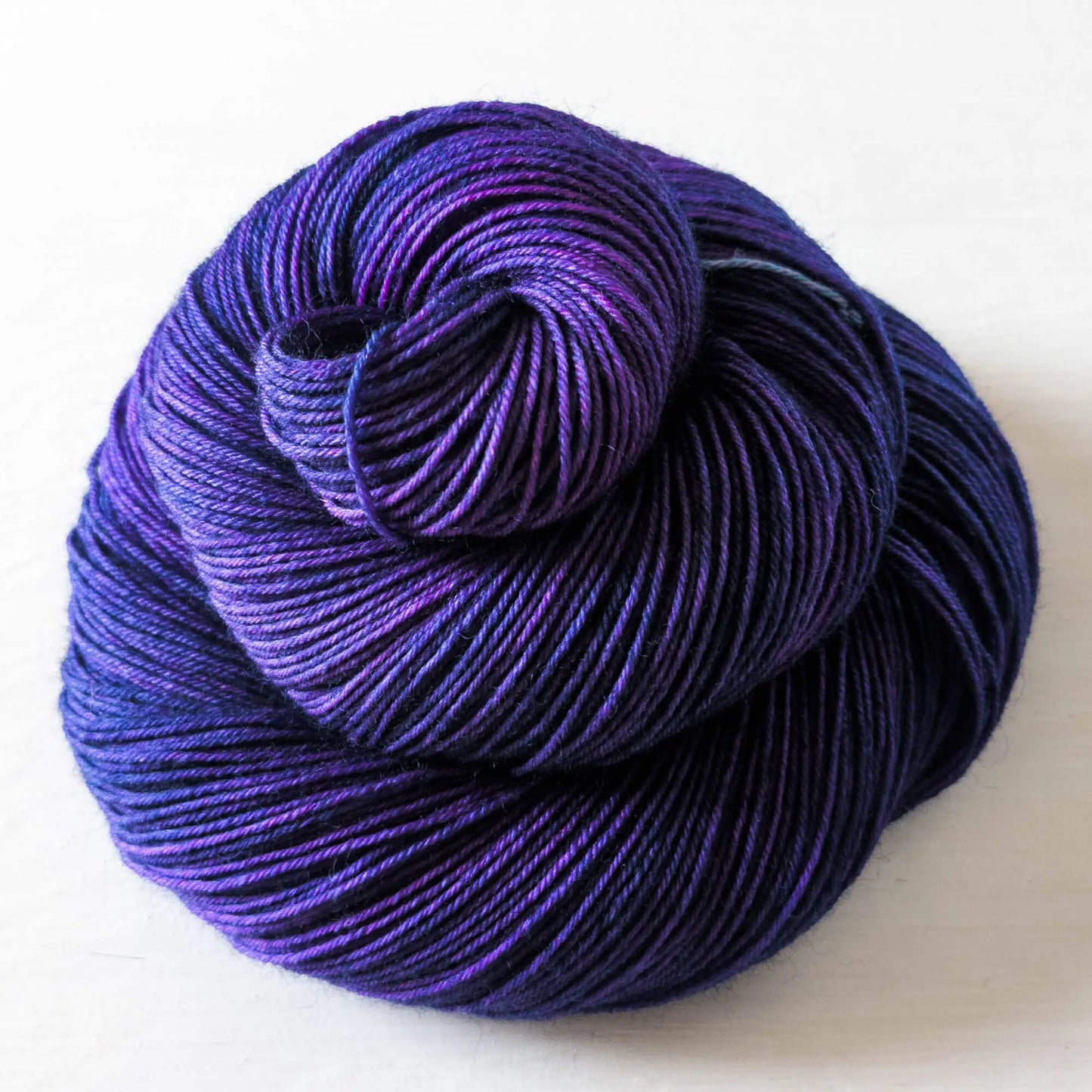 Pink Shadow - Blue Socks (BFL/Nylon)