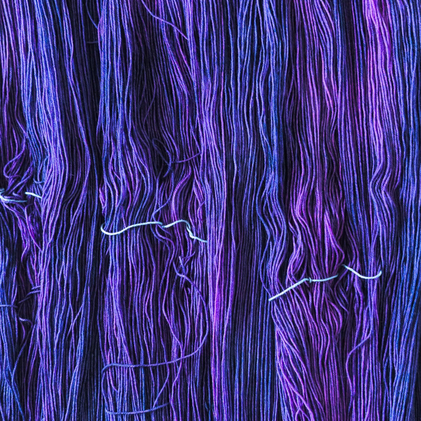 Pink Shadow - Blue Socks (BFL/Nylon)
