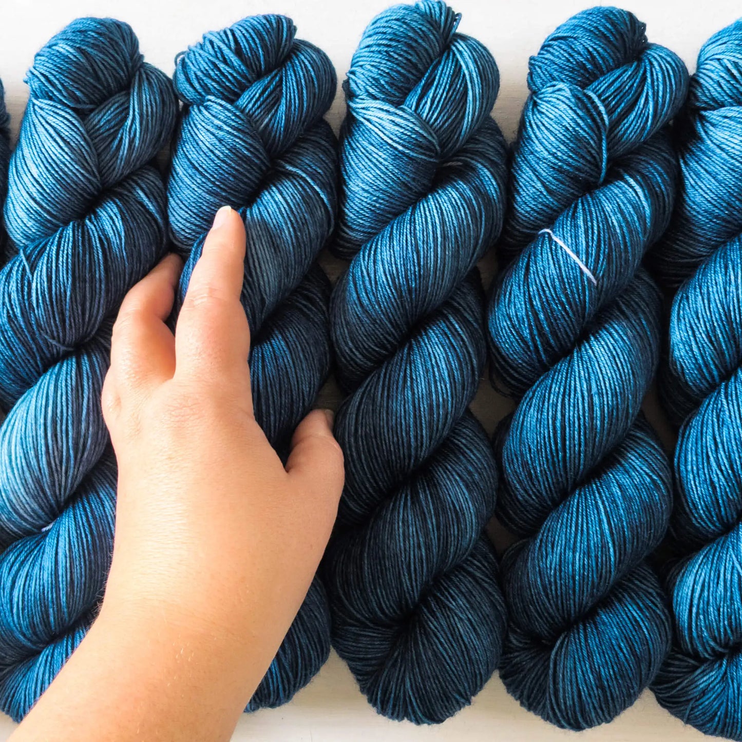Navy - Blue Socks (BFL/Nylon)