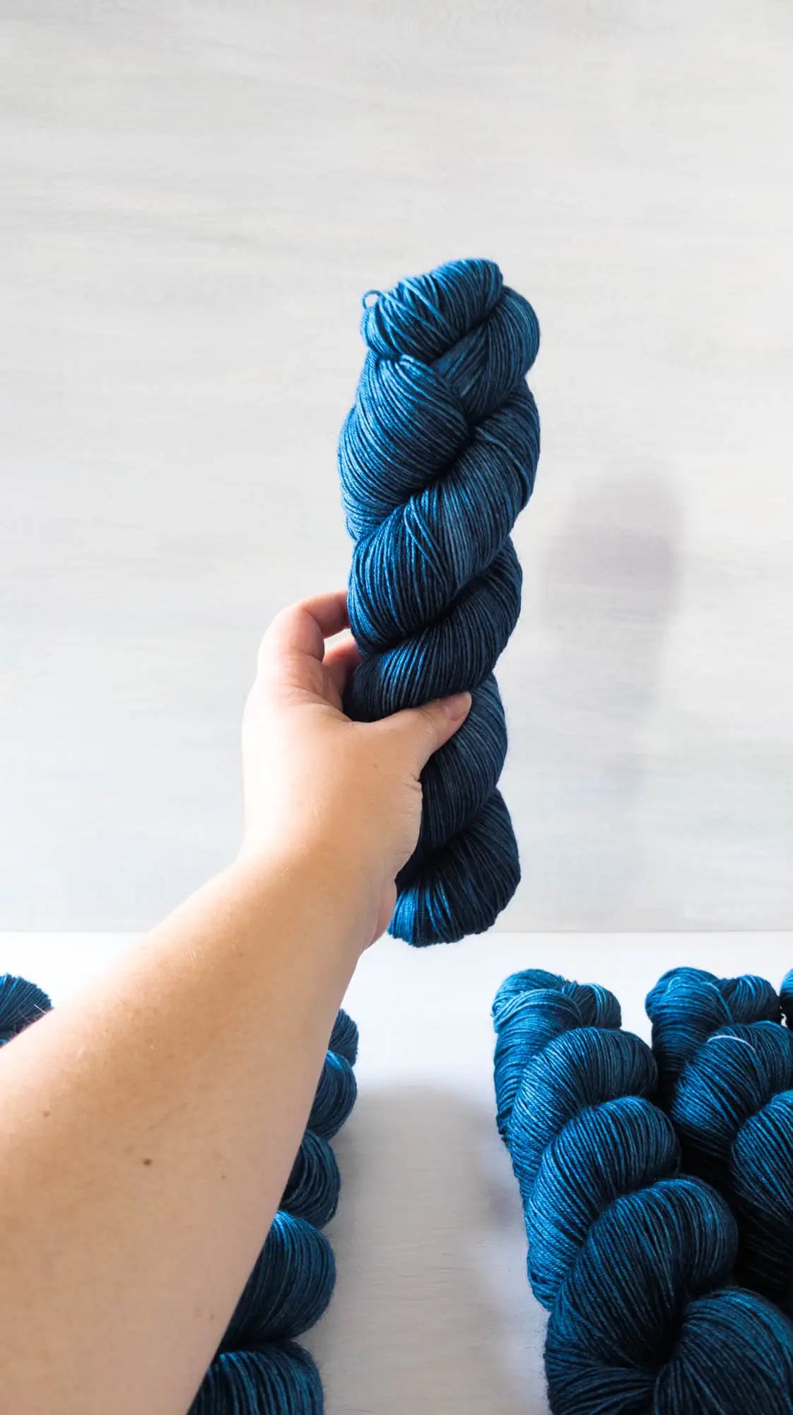 Navy - Blue Socks (BFL/Nylon)