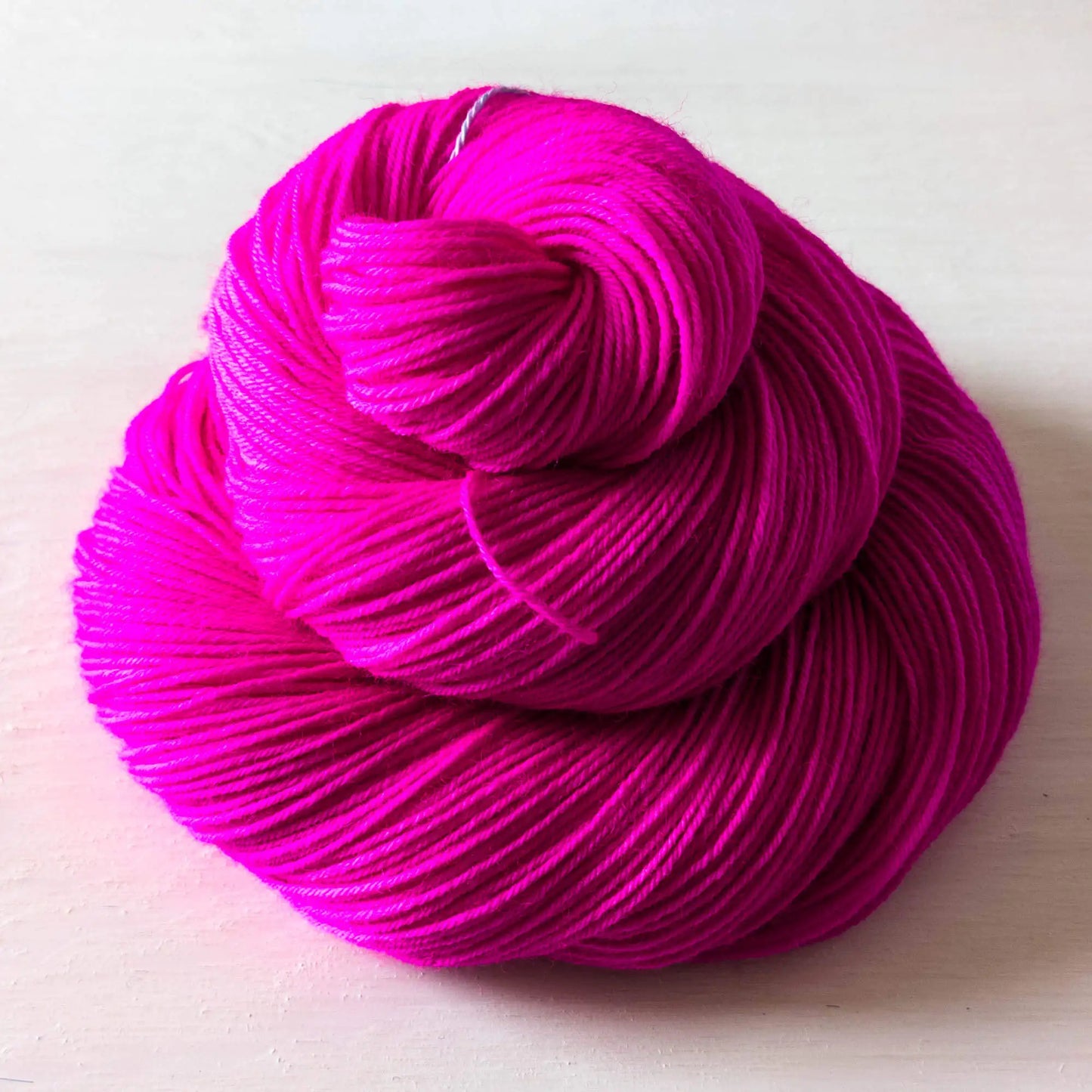 Pink Marker - Blue Socks (BFL/Nylon)
