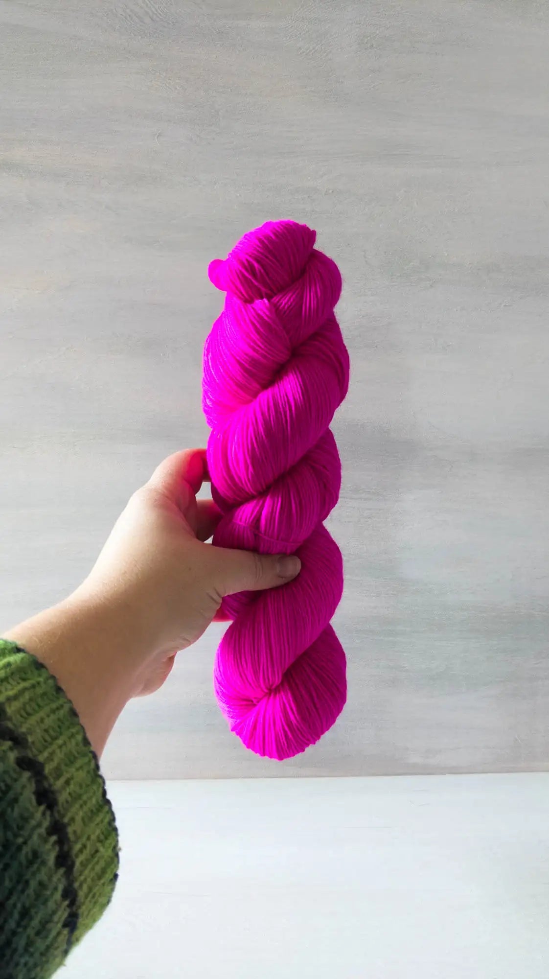 Pink Marker - Blue Socks (BFL/Nylon)