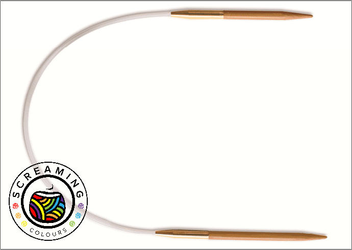 Seeknit Asymmetrical Circular Knitting Needle Bamboo 23 cm