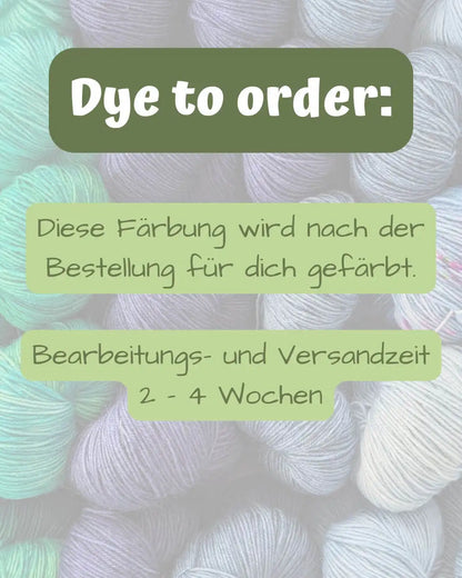 Mitternachtsgrau - Blue Socks (BFL/Nylon) *Dye to order