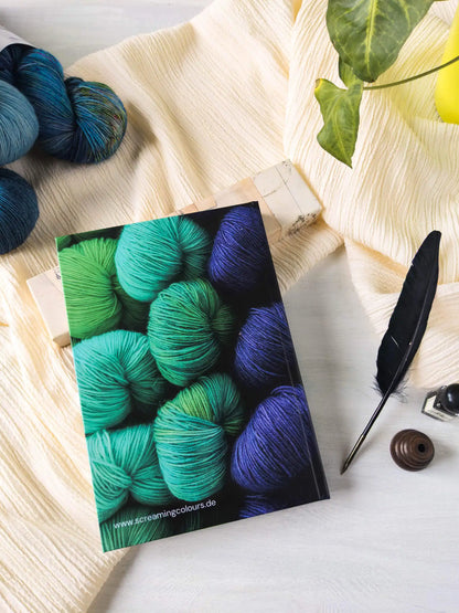 Notebook for knitting journal, bullet journal or your knitting notes