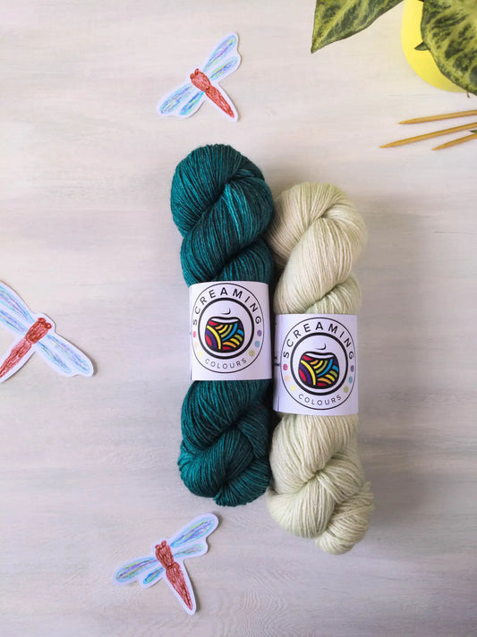 Küstenwind - Tuch-Set Libelle Boo *Dye to order