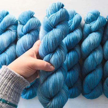 Graublau - Blue Socks (BFL/Nylon)