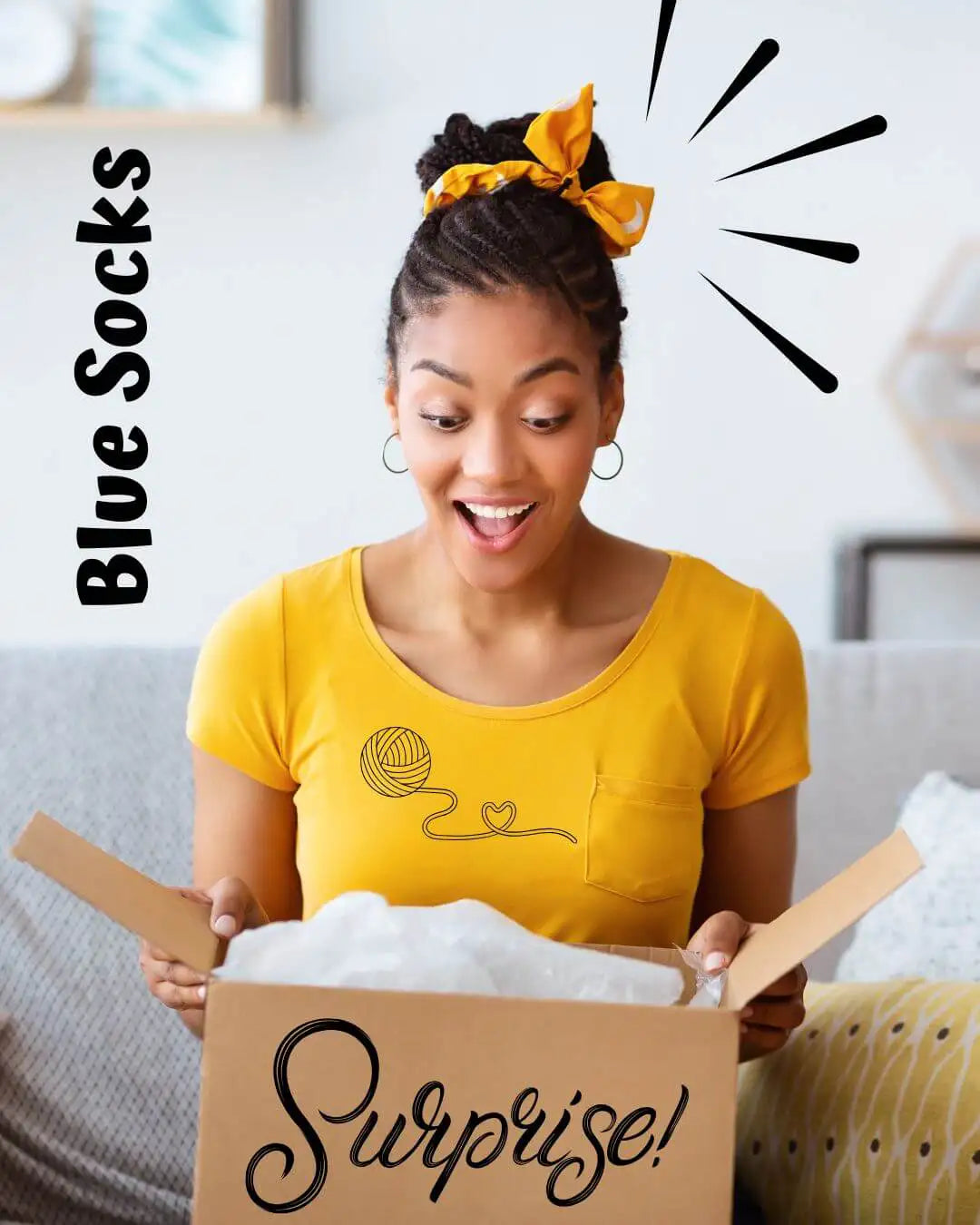 Surprise Bags - Blue Socks (BFL/Nylon)