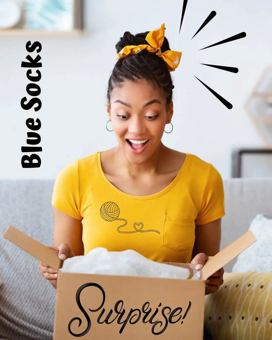 Surprise Bags - Blue Socks (BFL/Nylon)