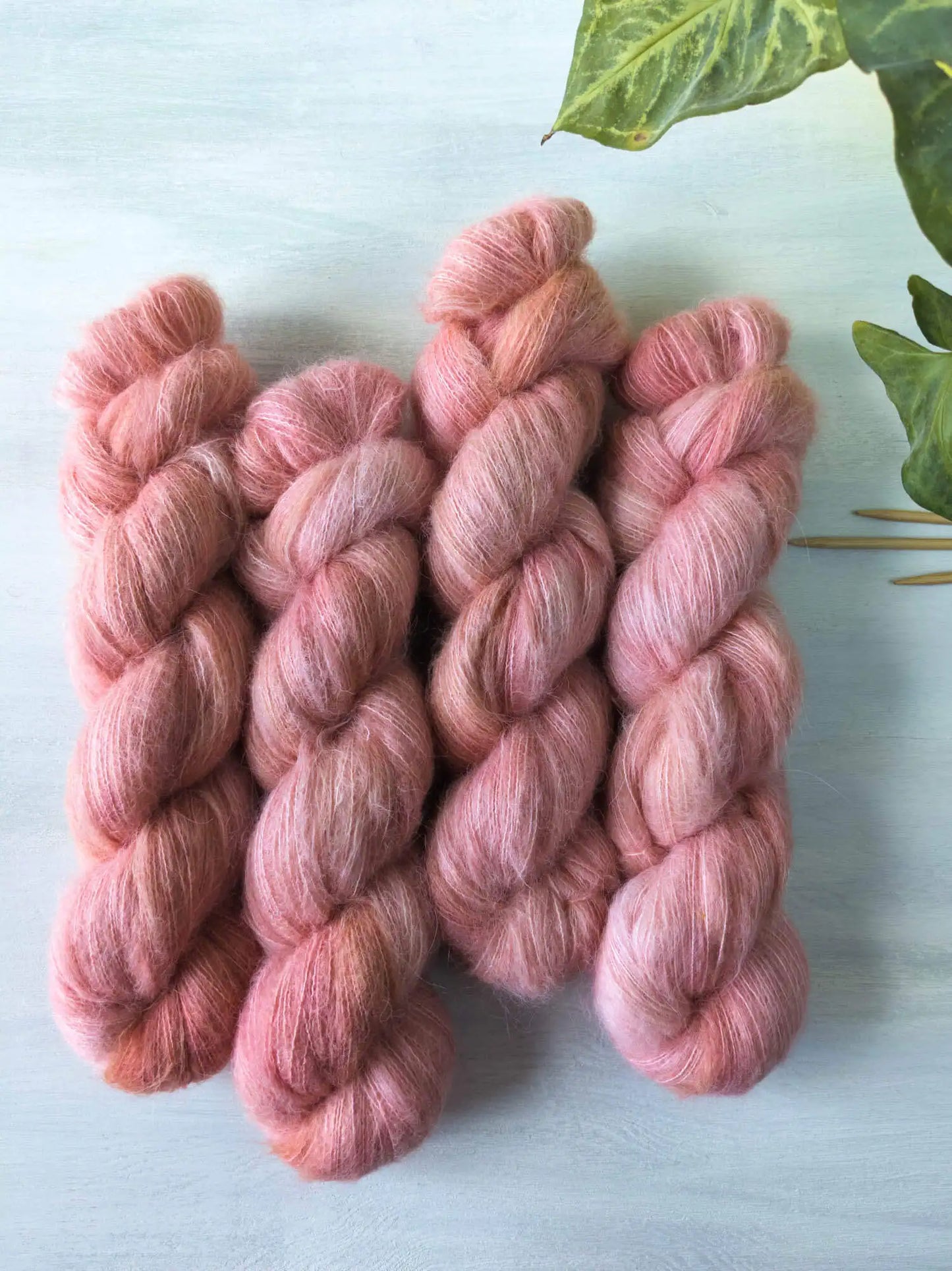 Peach Blush - Cloud (Alpaca/Silk) *Dye to order