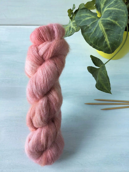 Peach Blush - Cloud (Alpaca/Silk) *Dye to order