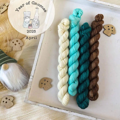 Year of Gnomes Abo - Blue Socks Minis
