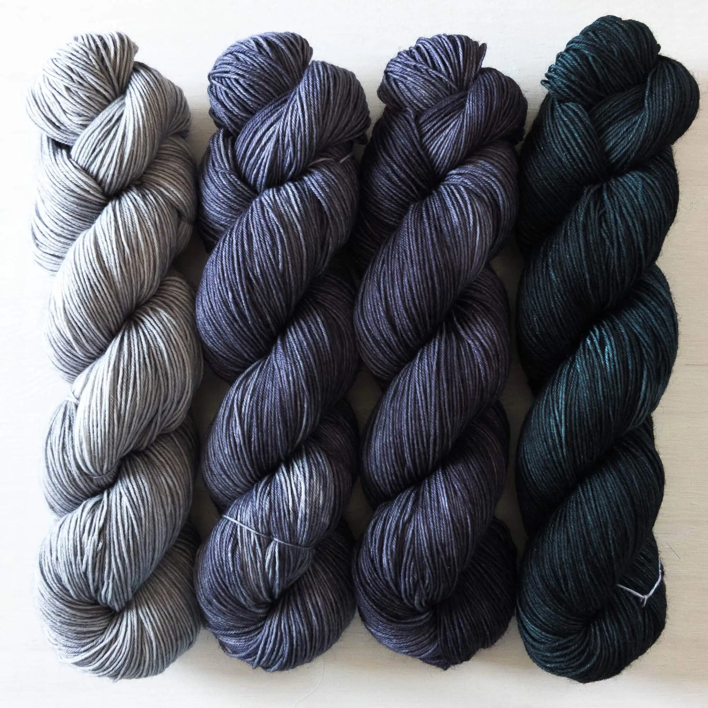 Shades of Grey - Blue Socks Quartett