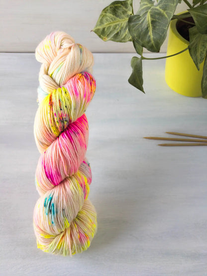 Lichttanz - Blue Socks (BFL/Nylon) *Dye to order