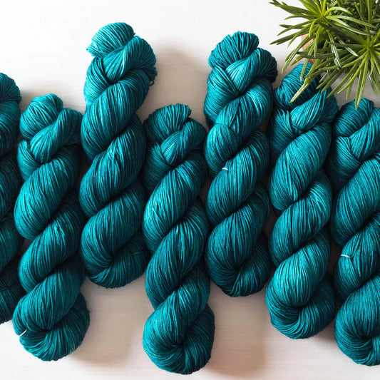 Petrol - Blue Socks (BFL/Nylon) *Dye to order