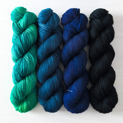 Tiefe See - Blue Socks Quartett *Dye to order