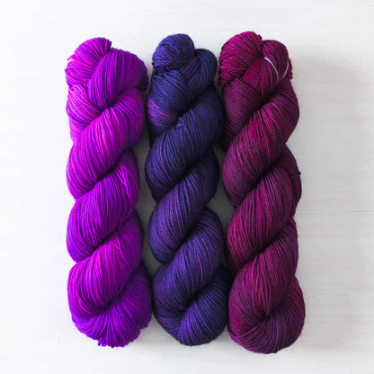 Wollmagie - Blue Socks Trio *Dye to order