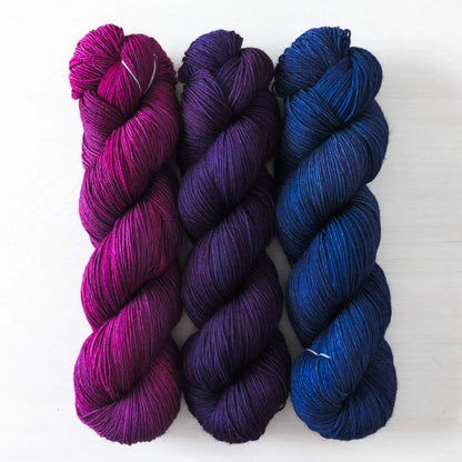 Hexennacht - Blue Socks Trio *Dye to order