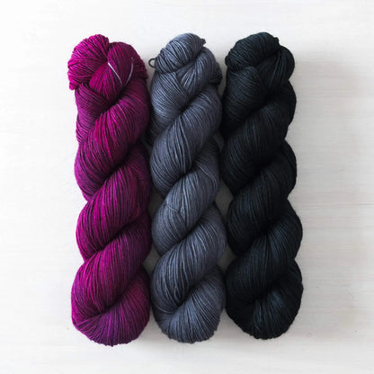 Velvet Dreams - Blue Socks Trio *Dye to order