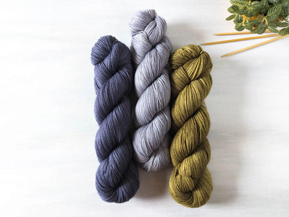 Olive Smoke - Blue Socks Trio
