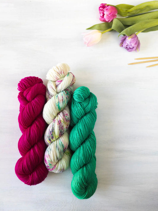 Floral Splendor - Spring Dyes Trio