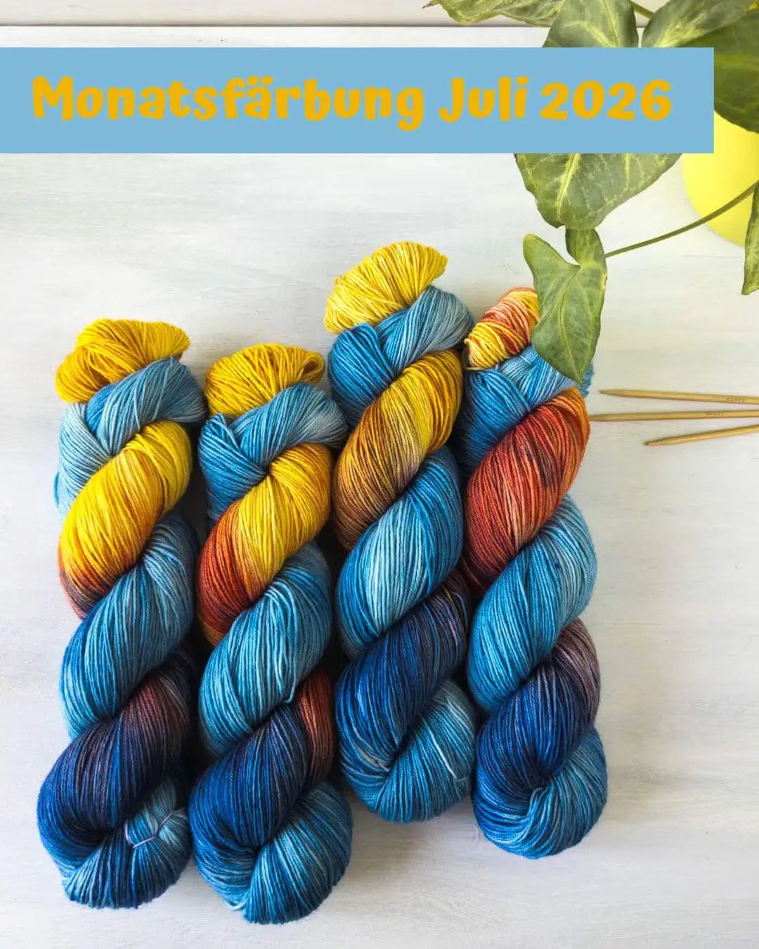 Summer Rainbow - Monthly Dye July 2026 *Dye to order