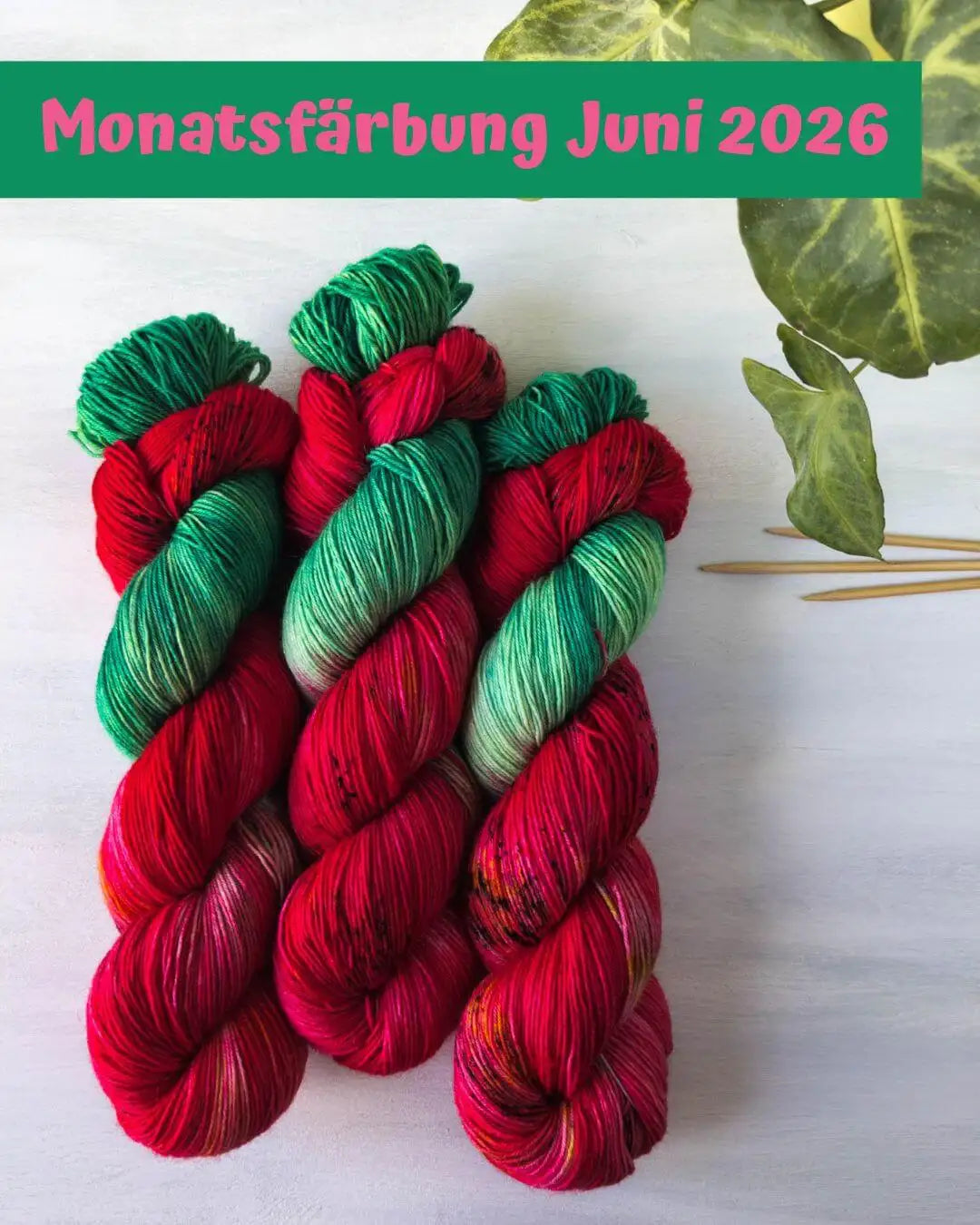 Erdbeere - Monatsfärbung Juni 2026 *Dye to order