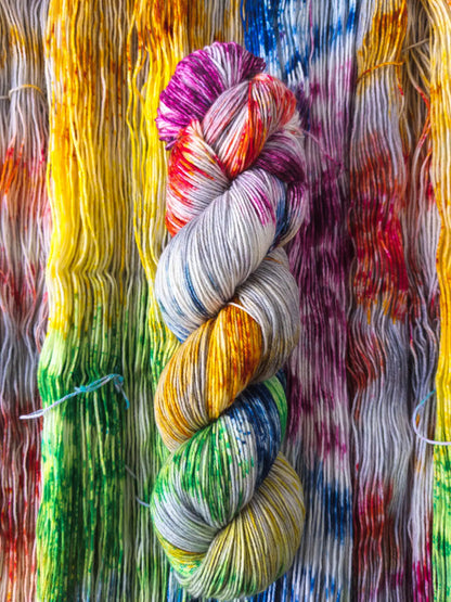 Zirkuszelt - Blue Socks (BFL/Nylon) *Preorder