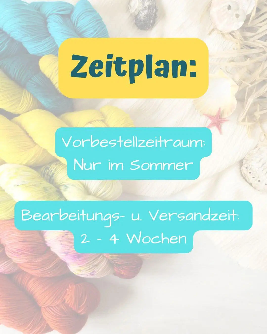 Sonnengelb - Summer Dyes *Dye to order