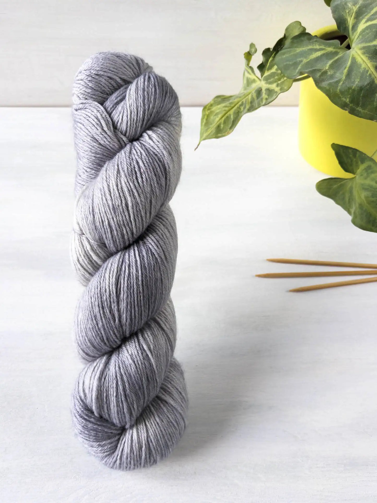 Silbergrau - Boo (BFL/Bambusviskose) *Dye to order