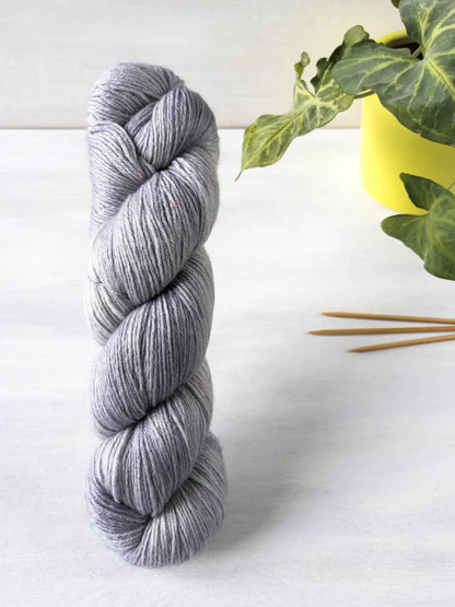 Silbergrau - Boo (BFL/Bambusviskose) *Dye to order