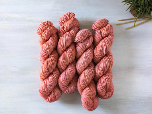 Peach Blush - Blue DK (BFL)