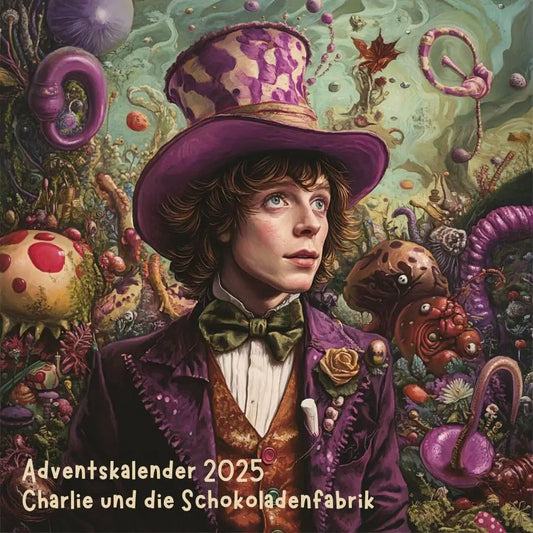Charlie and the Chocolate Factory - hand-dyed wool advent calendar 2025