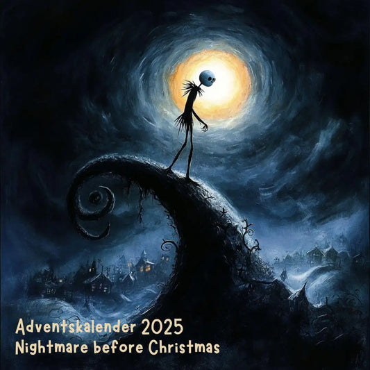 Nightmare before Christmas - hand-dyed wool advent calendar 2025