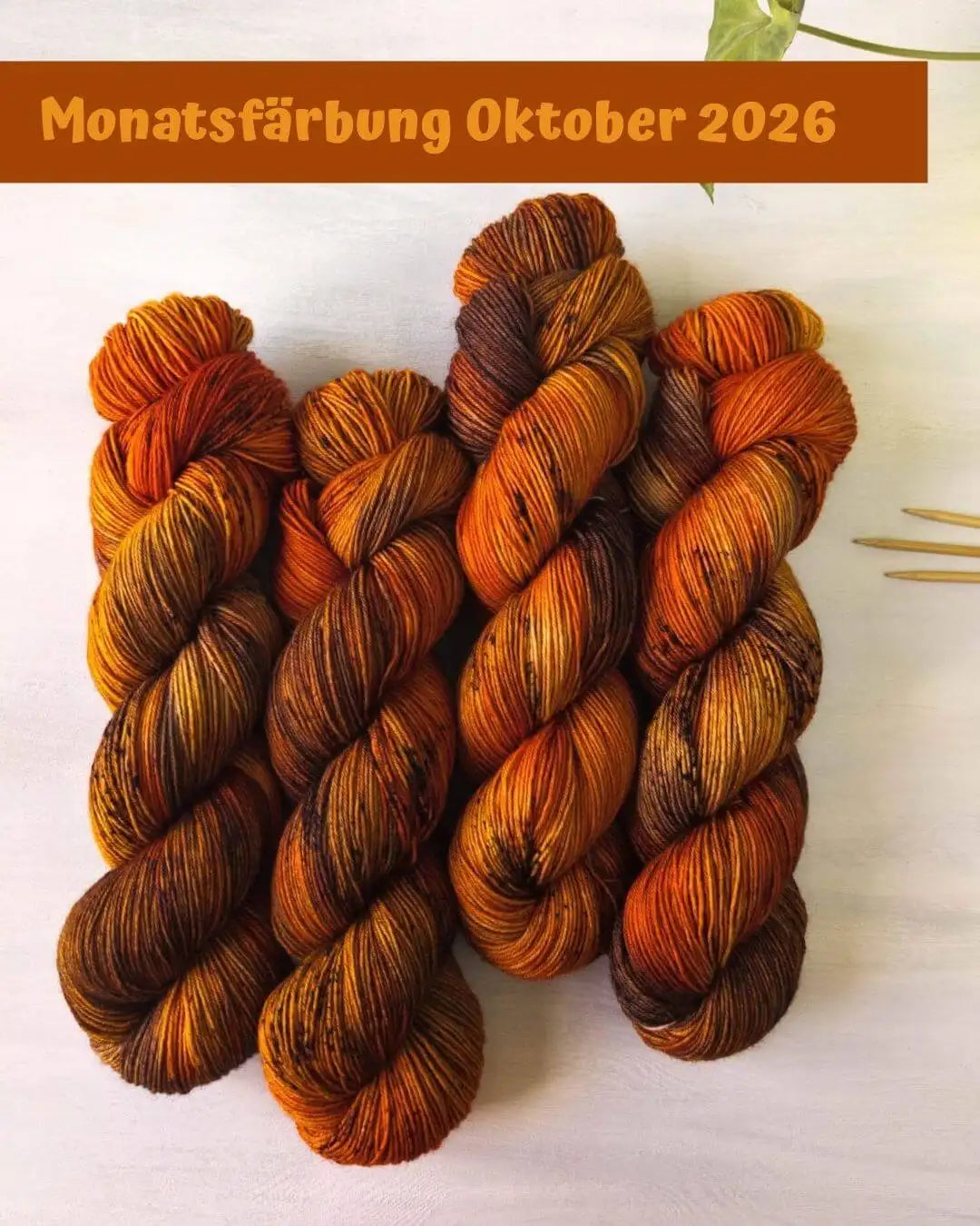 Pumpkin Spice Latte - Monthly Colorway October 2026 *Dye to order