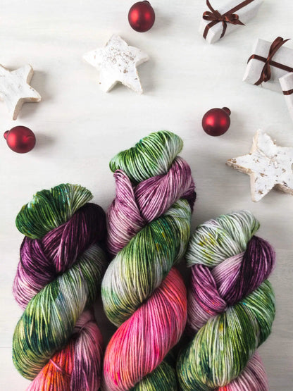 Weihnachtszirkus - Blue Socks (BFL/Nylon)