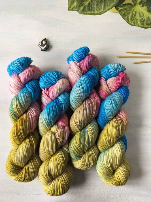Enid - Blue Socks (BFL/Nylon) *Limited Edition