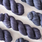 Mittelgrau - Blue Socks (BFL/Nylon)